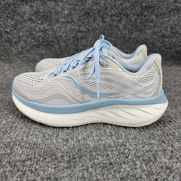 Saucony Ride 18 Womens Size 6 Wide Cloud Dream Athletic Daily Road Running Shoes - Picture 10 of 13